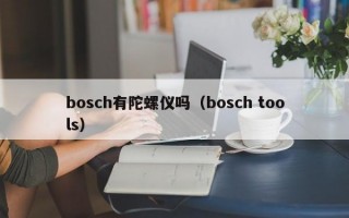 bosch有陀螺仪吗（bosch tools）